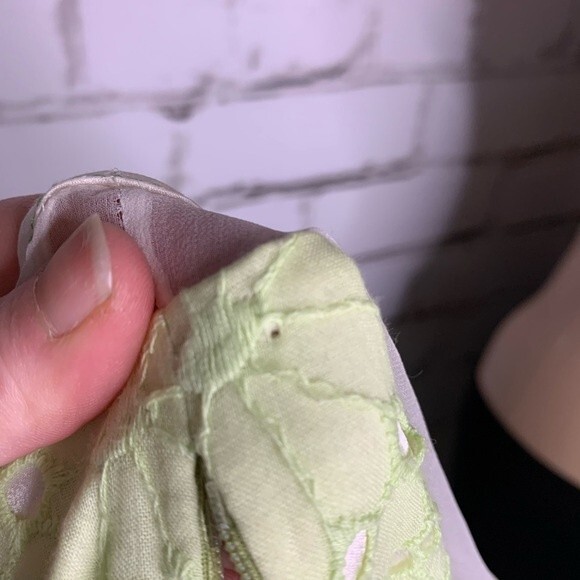 Luca Luca Eyelet Silk Blend Runway Tea Style Dress Size 4 - Picture 11 of 11